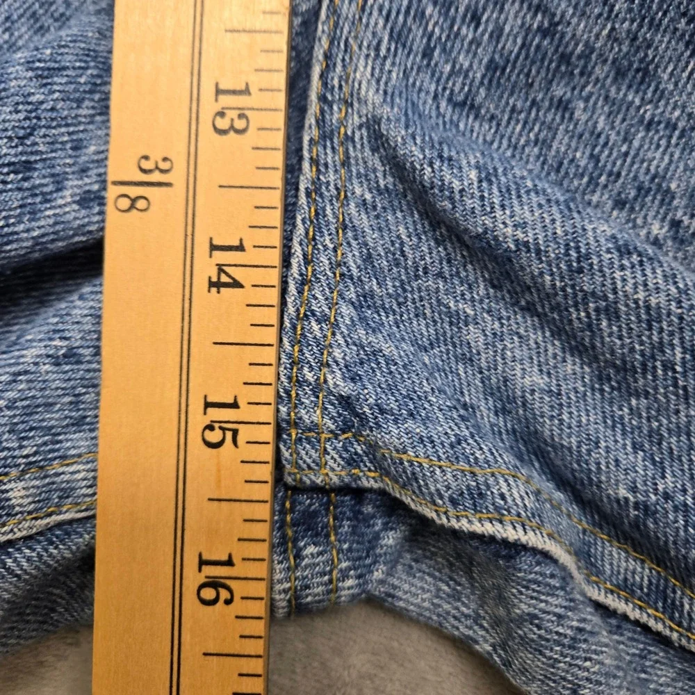 Lee Riders Vintage High Waisted Mom‎ Jeans Medium Wash Blue Tapered Leg 39x26.5